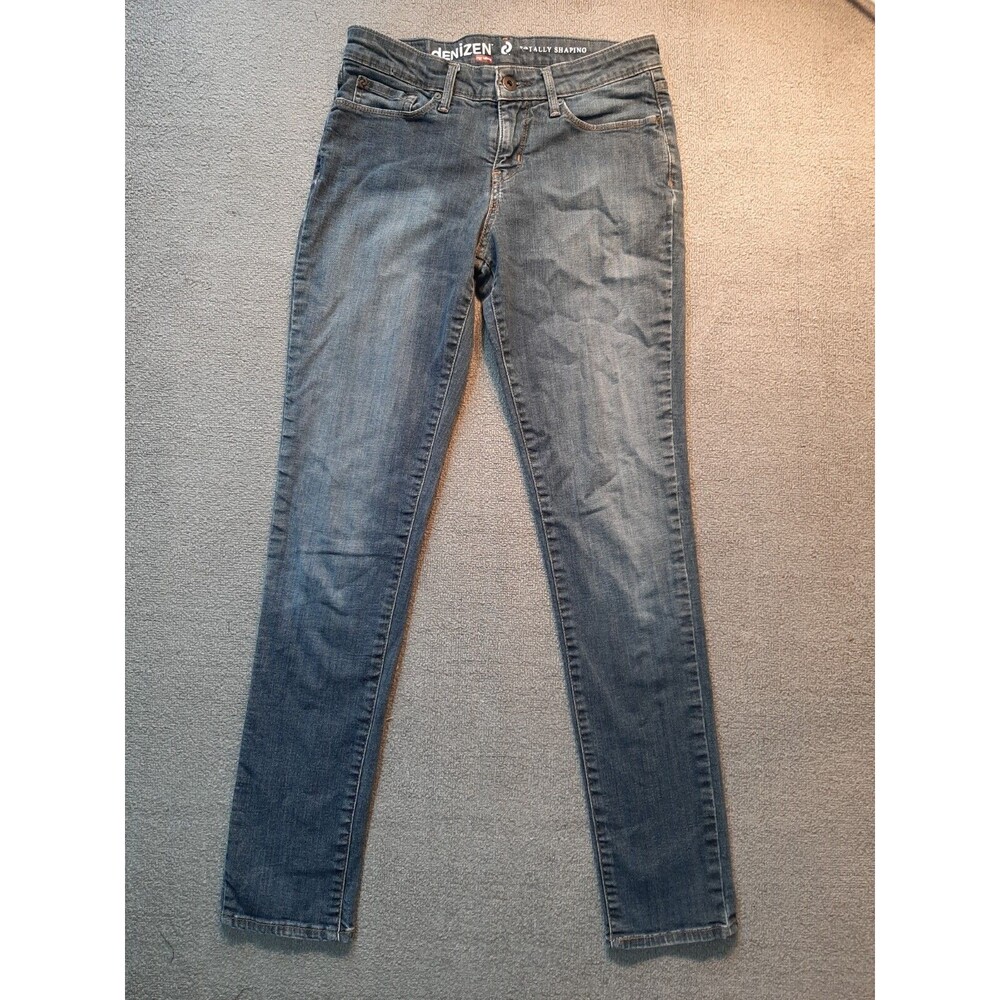 Denizen by Levis Womens Size Medium M Blue Denim Skinny Totally Shaping
